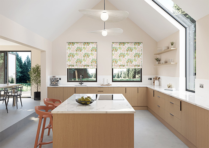 Lemon Grove, Mandarin - Twist&Fit Roman Blind - Image 8
